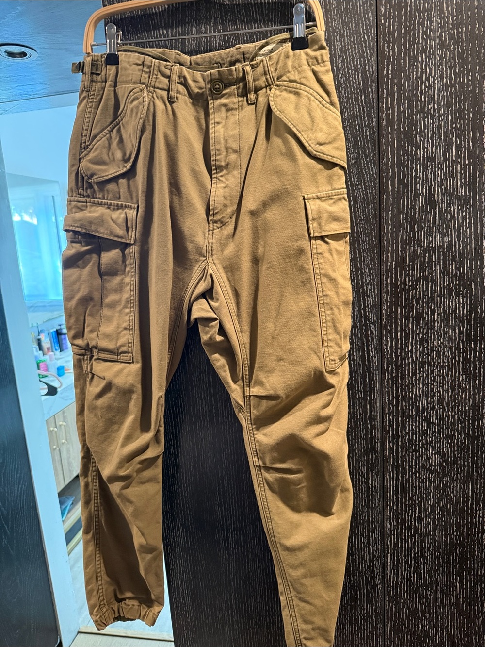R13 Tan Cargo Pants - Durable Utility Style size 30